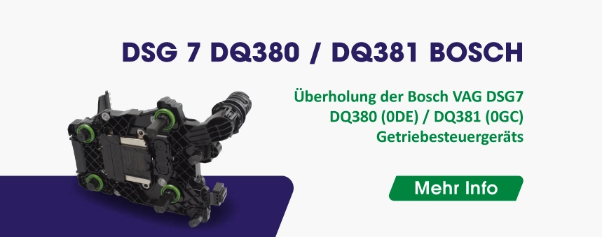 DSG 7 DQ380 / DQ381 Bosch (0DE / 0GC)