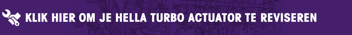 hella turbo actuator reviseren