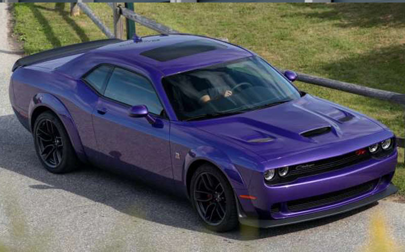 Purple Sports Car