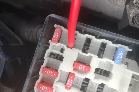 Fusebox pins ECU
